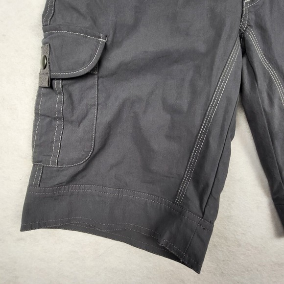 Kuhl Splash 11" Womens‎ Size 2 Grey Carbon Cargo Stretch Hiking Camping Shorts - Picture 4 of 9